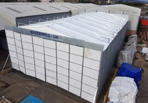 outdoor retractable spray booth hanger