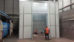 Coahwork paint respray booth installation
