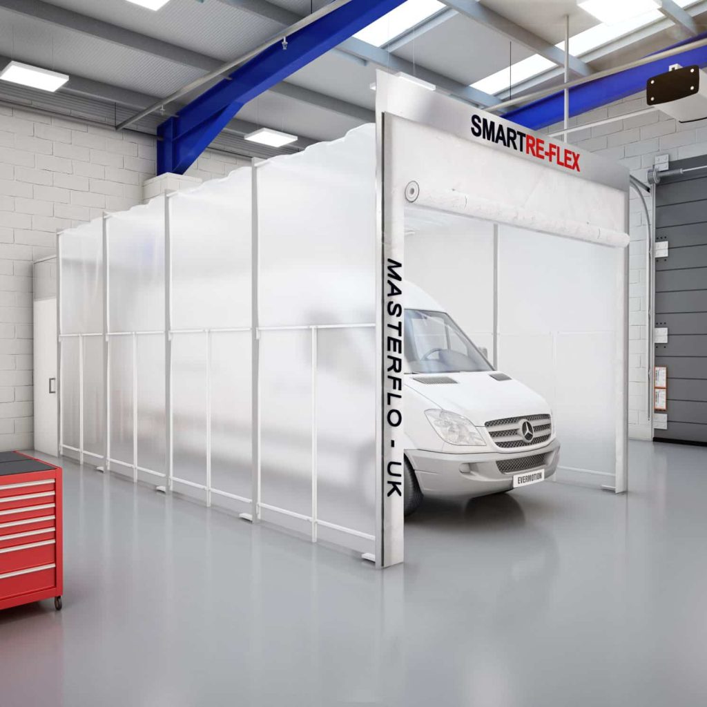 Smart Repair Spray Booths – Internal for industrial SMART repair and automated panel painting in UK