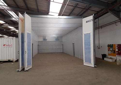 Indsutrial spray booth tent