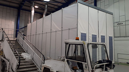 Industrial Spray paint booth