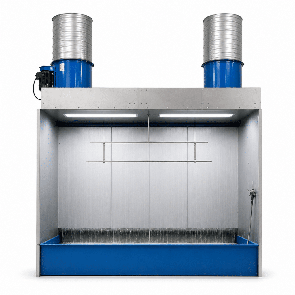 Water Wash Spray Booths for industrial SMART repair and automated panel painting in UK