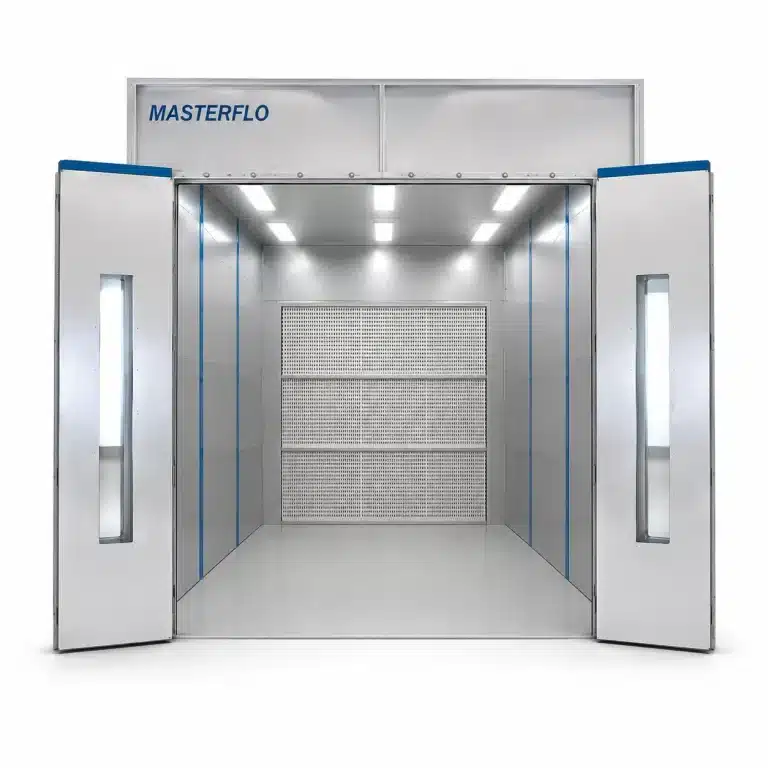 static dry filter spray booth masterflo spraybooths