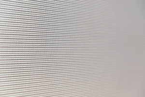 Close-up of the ROLARE-FLEX + MOBE-X enclosure sheeting