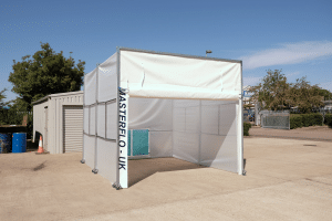 ROLARE-FLEX + MOBE-X system extended outdoors