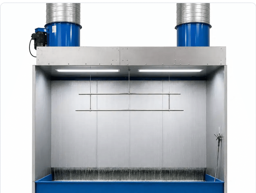 Water wash spray booth